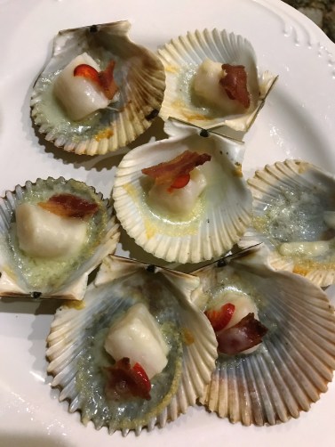 scallops cooked
