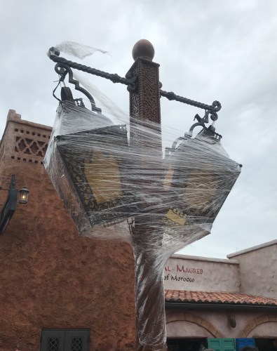 lamp wrapped