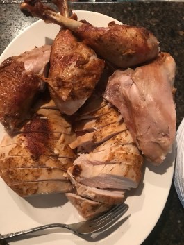plated turkey